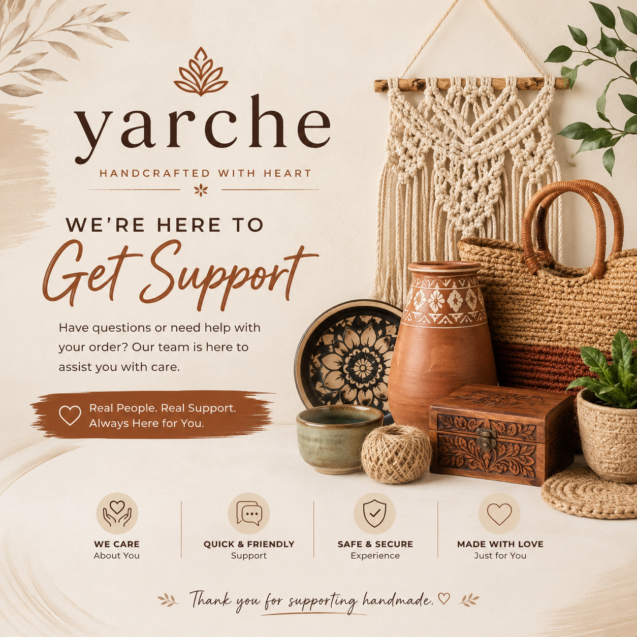Yarche customer support